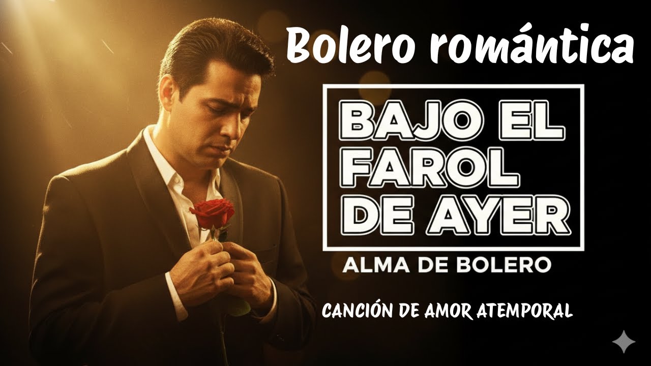 BAJO EL FAROL DE AYER, Bolero Romántico de Nostalgia y Desamor, Alma de Bolero