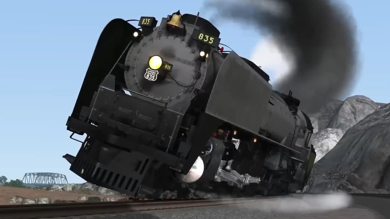 1946 Transcontinental Derailment - Animation