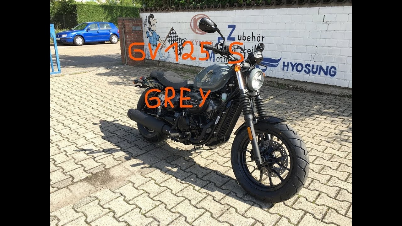 Hyosung GV 125 S Aquila - Wolf Grey ! - Small Walkaround, Details