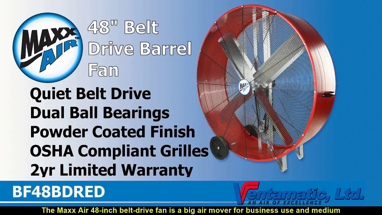 2019 Maxx Air™ Barrel Fan Introduction and Overview