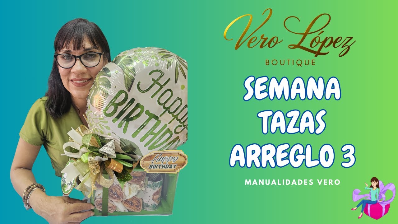 TAZA PARA CUMPLEAÑOS / SEMANA TAZAS/ MANUALIDADES DE VERO