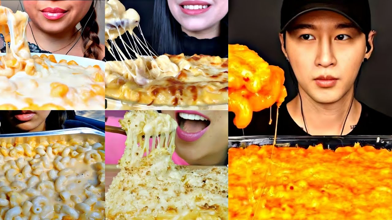 EXTREME CHEESY MAC & CHEESE 🧀//MUKBANG COMPILATION 