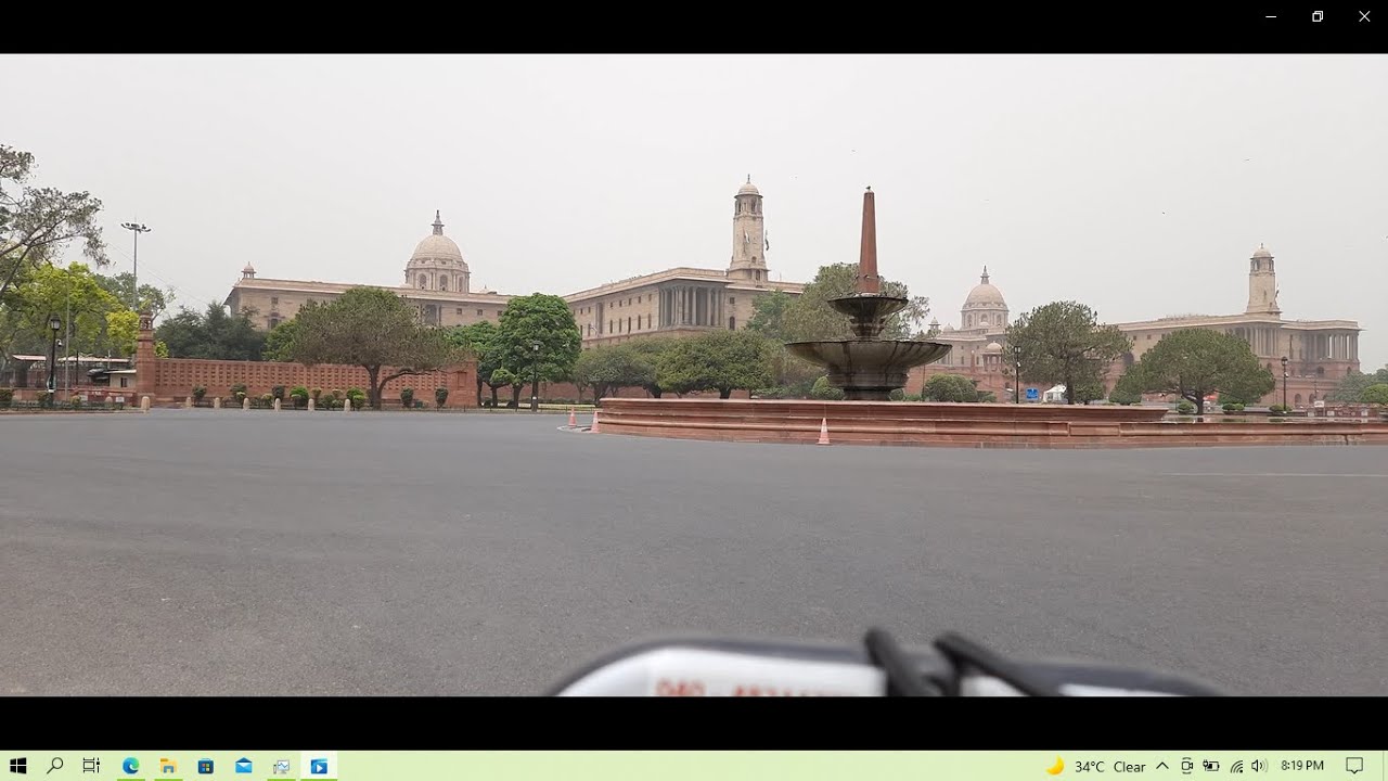 POV : Cycling in New Delhi NDMC Central Vista