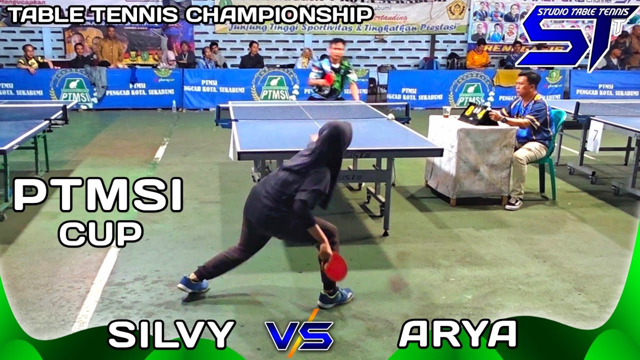 Silvi Vs Arya Kejuaraan Tenis Meja PTMSI CUP 2025 Kota Sukabumi