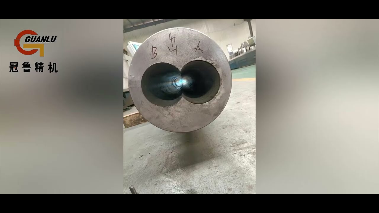 Twin barrel hole drilling machine