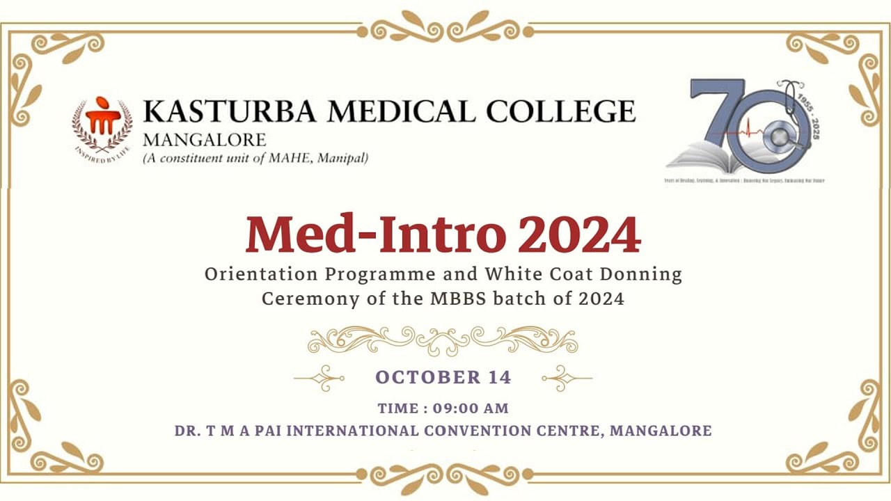 MED-INTRO 2024 | Orientation Programme & White Coat Donning Ceremony | MBBS batch of 2024