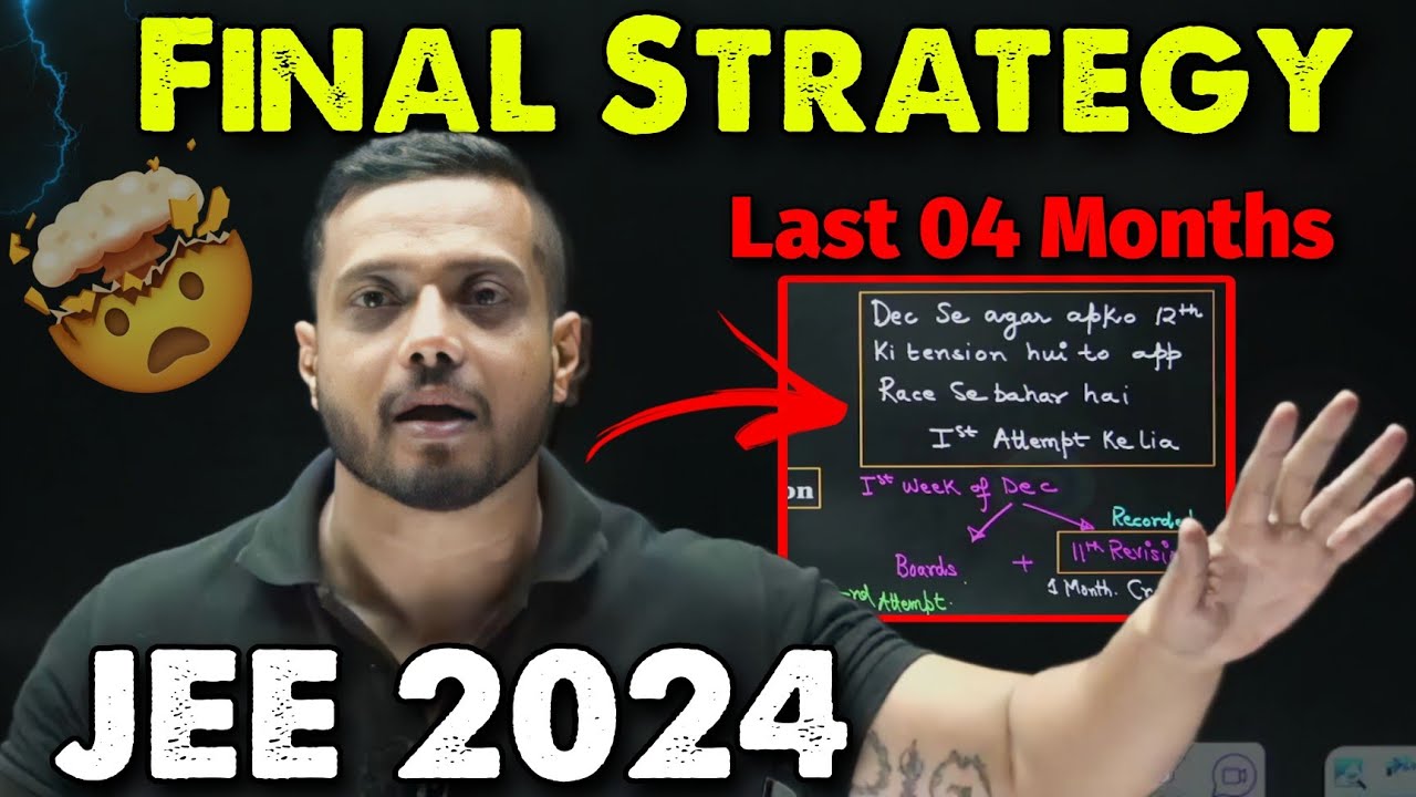 FINAL STRATEGY JEE 2024💯| Rajwant Sir Motivation | Physicswallah IIT JEE | Rajwant Sir Motivation