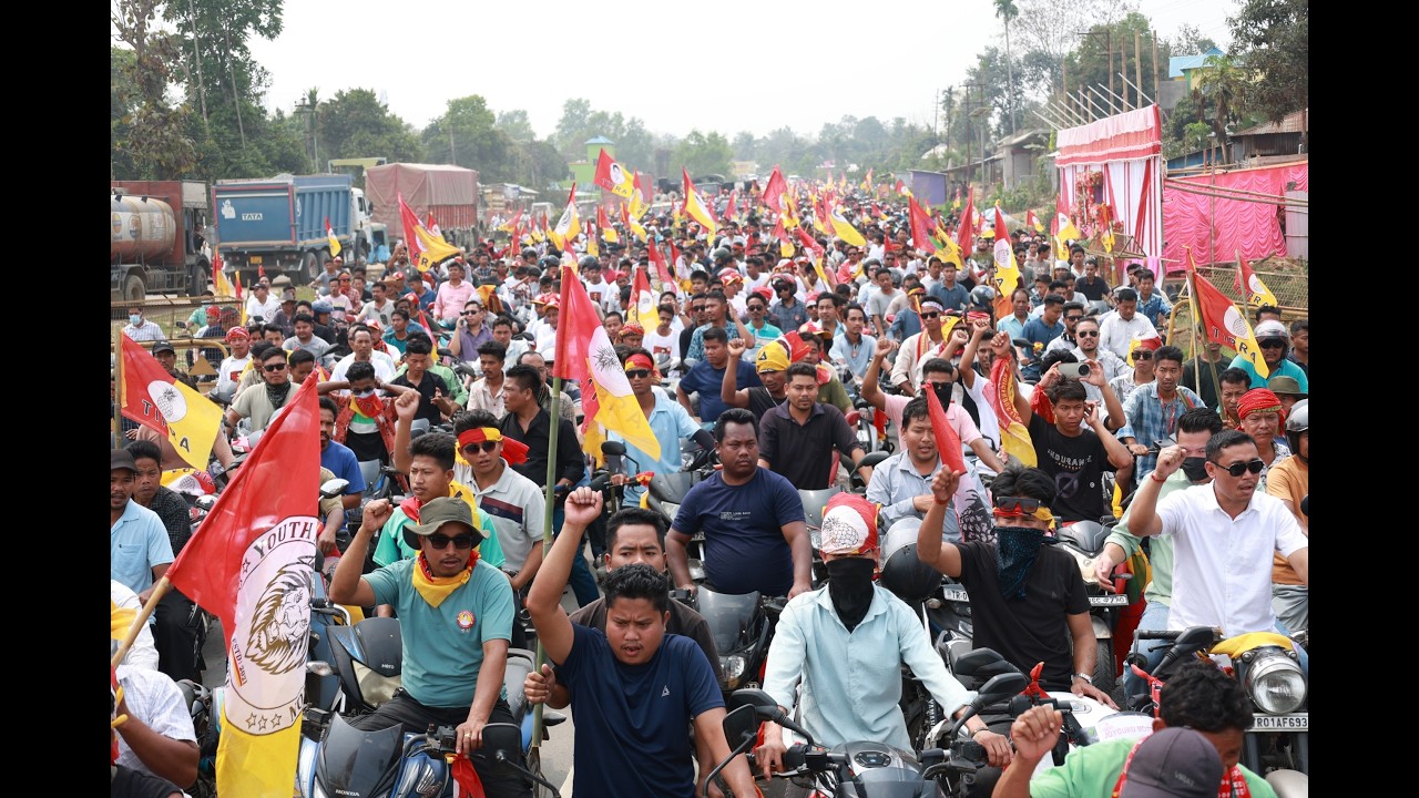 West District YTF, Tipra Motha Bike Rally | Chongbari Swakng  Lembuchara to Khowai Chowmahani.