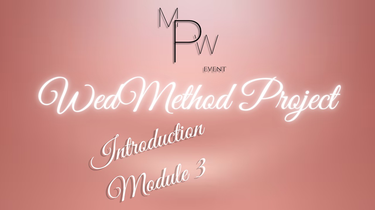 Everything's Planned. Now Let's Execute. Module 3: Suppliers, Logistics & Wedding Day 🎯💍