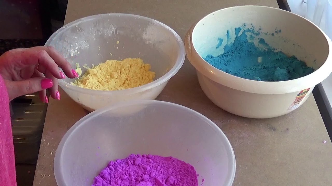 How to make galaxy bath bombs & moon cake bath bombs with recipe