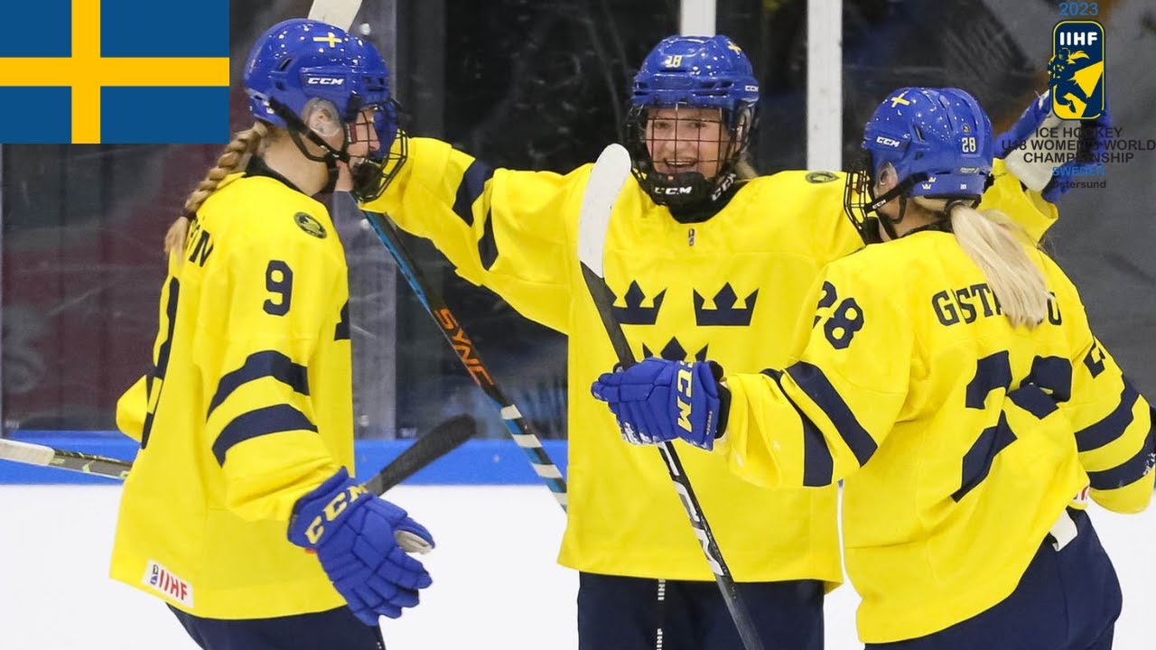 SVERIGES ALLA MÅL I VM U18 I DAMHOCKEY 2023