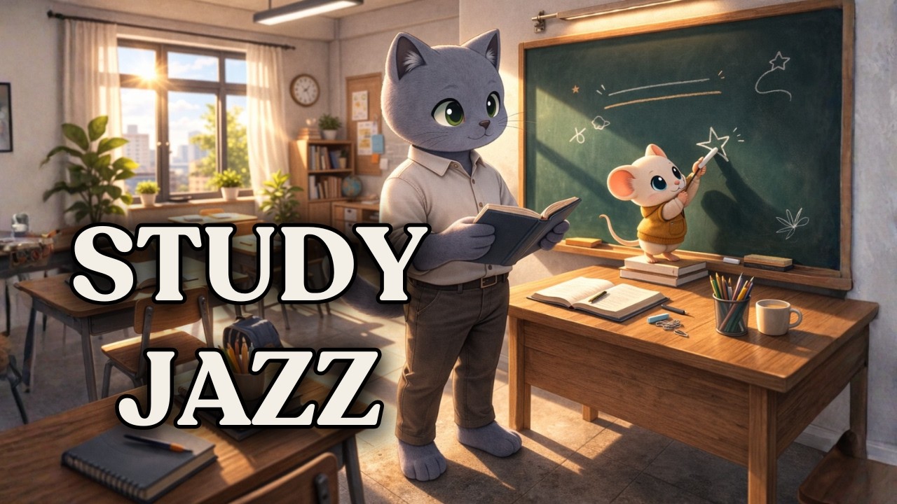 Study Jazz 🍎 2 Hours of Calm Focus Music for Studying, Reading & Classroom Work