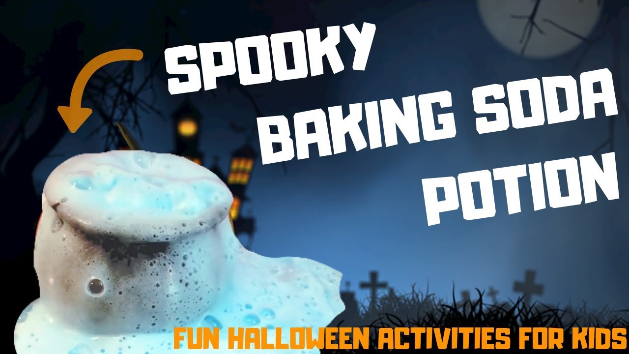 HALLOWEEN SCIENCE FUN - DIY Spooky Baking Soda Potion For Kids!!