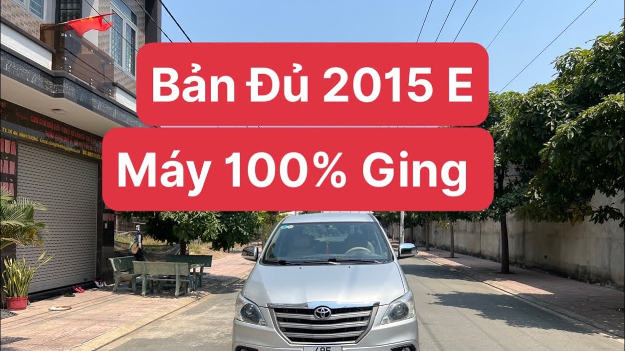 Suất Sắt INOVa 2015 Bản E 3 Tem V&agrave; M&aacute;y Ging 100% Mặt C&ograve; Qu&aacute; Đẹp Ở Tầm tiền bao t&eacute;t xem thợ thực tế