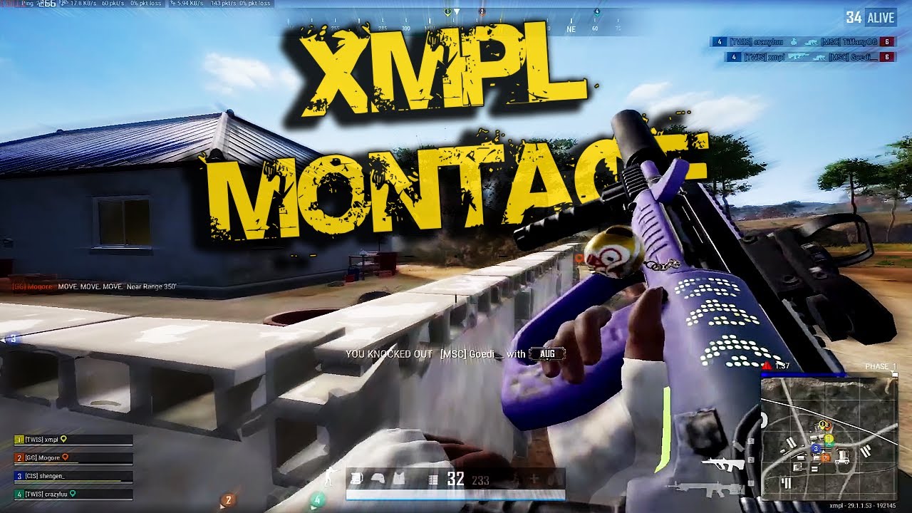 XMPL Montage#50 TWISTED MINDS Team – EU PUBG Pro | 4K. PUBG MONTAGE
