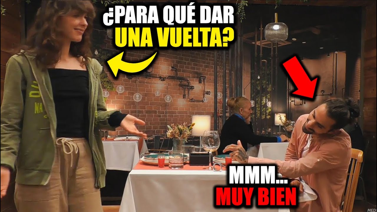 Un SOLTERO PIDE a SU CITA que SE LEVANTE y de UNA VUELTA... (ASQUEROSO) 😱 First Dates