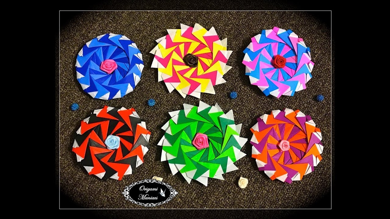 Origami Maniacs 275:  Stefalotus Mandala (3 Variations)