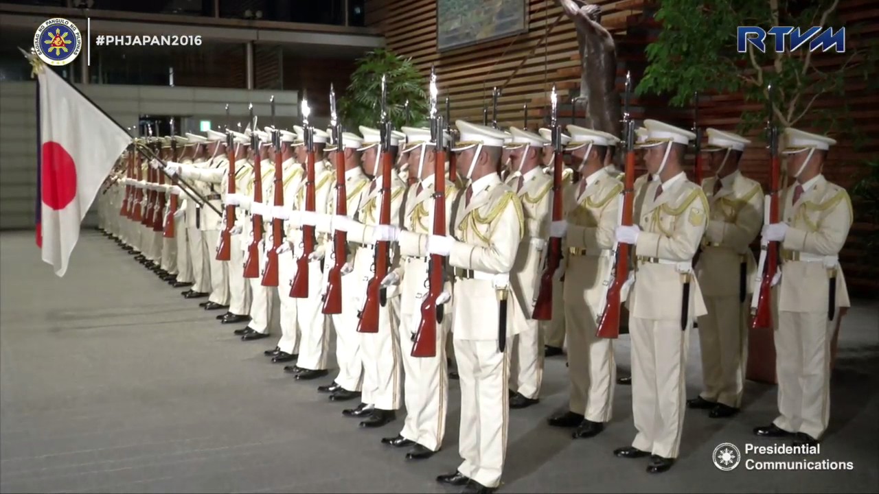 Arrival Ceremony by Honor Guards 10/26/2016