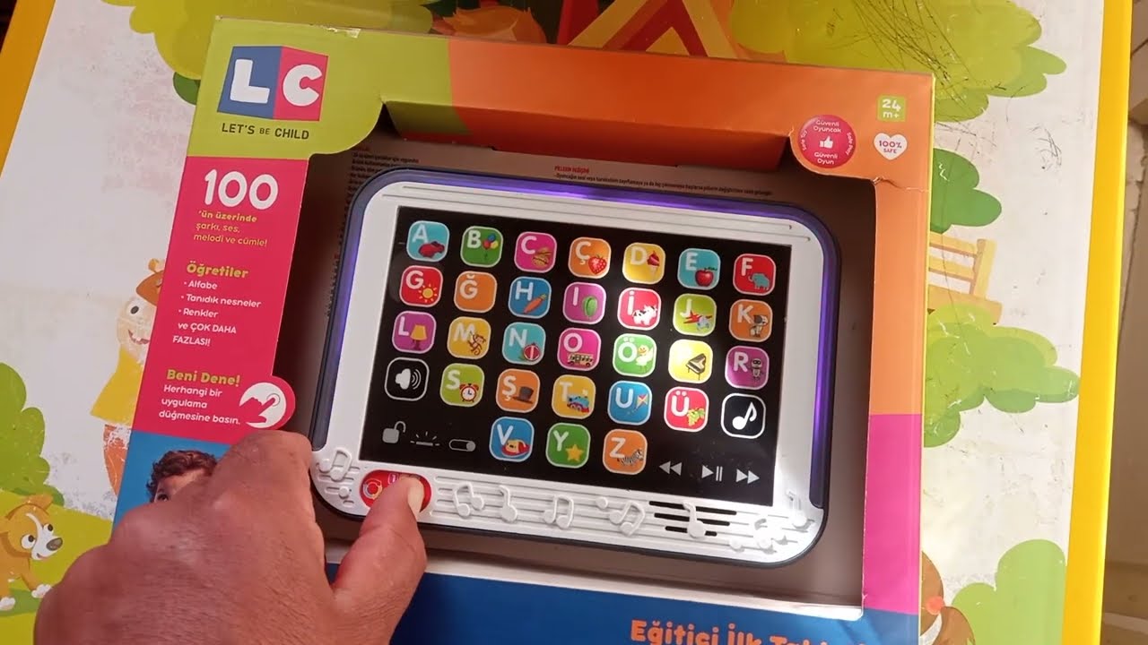 #bim den aldığım Lc Enfal Let's Be Child Eğitimi ilk Tabletim 30902 #kutuaçılımı