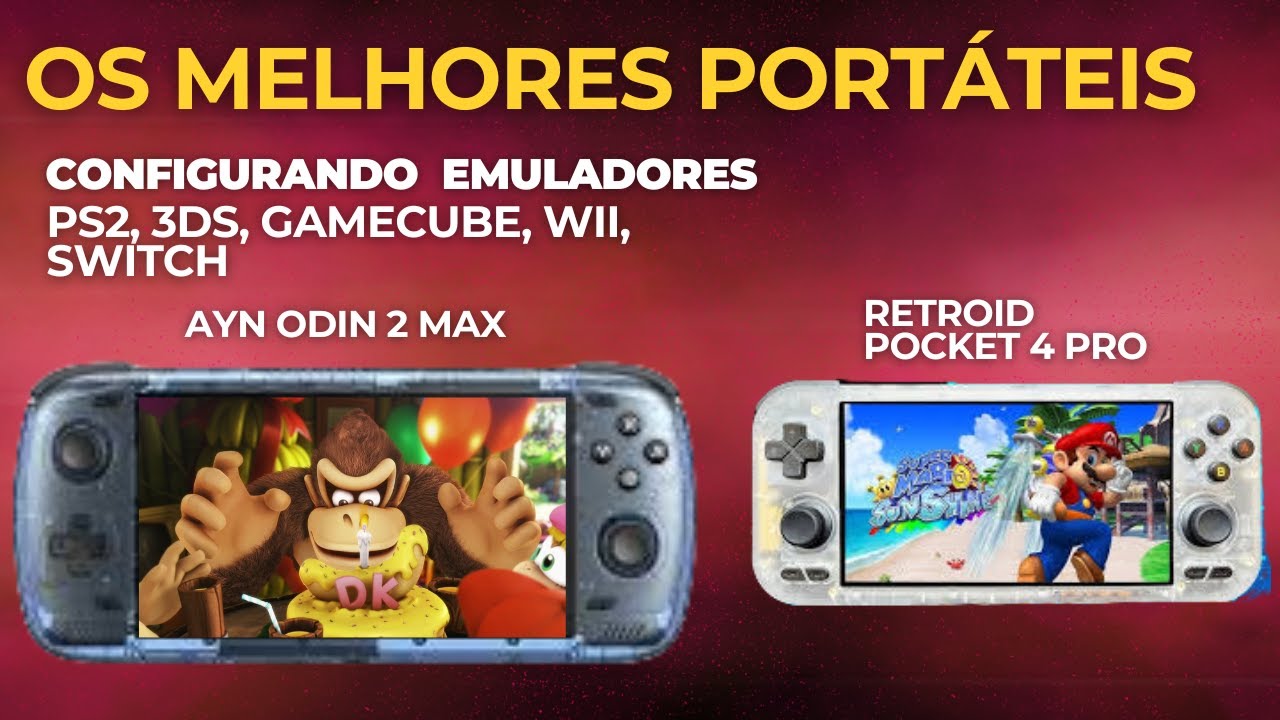Os MELHORES Emuladores // Ayn Odin 2 & Retroid Pocket 4 Pro