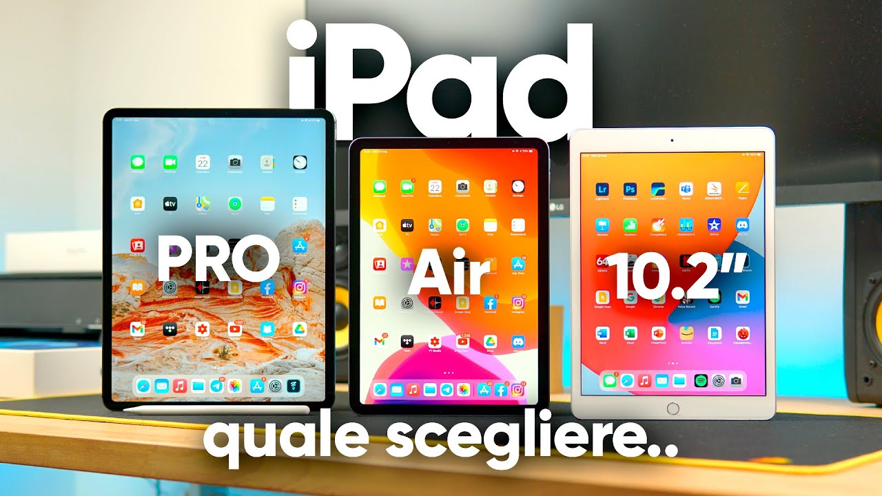 Provo tutti i MIGLIORI iPAD del 2021 🍏 iPad PRO 12.9”, AIR, iPad 10.2” quale scegliere?