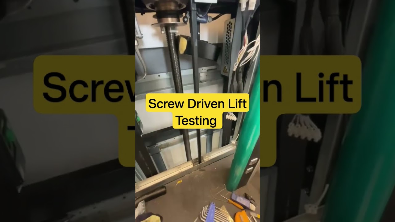 screw driven lift testing
