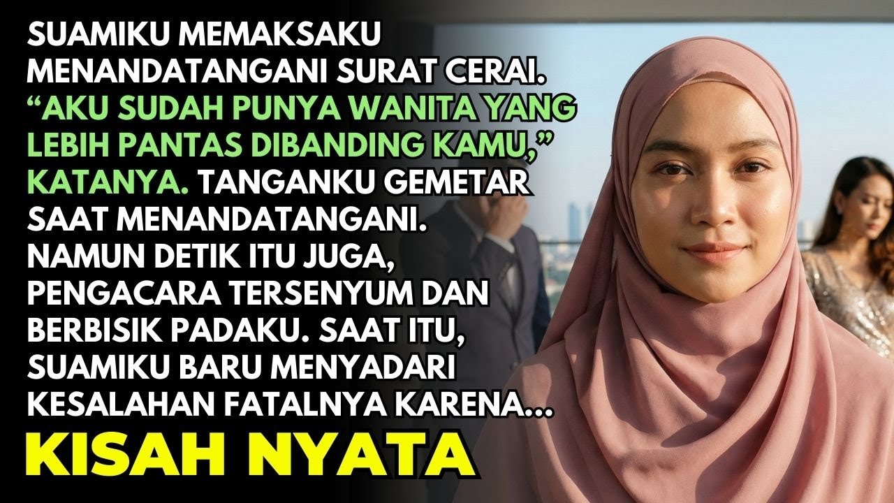 Suamiku Memaksaku Cerai Demi Wanita Lain, Tapi Satu Tanda Tanganku Menghancurkan Hidupnya
