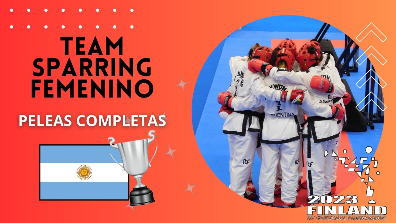 EQUIPO FEMENINO ARGENTINO (COMBATE) - MUNDIAL TAEKWON-DO ITF 2023 - FINLANDIA
