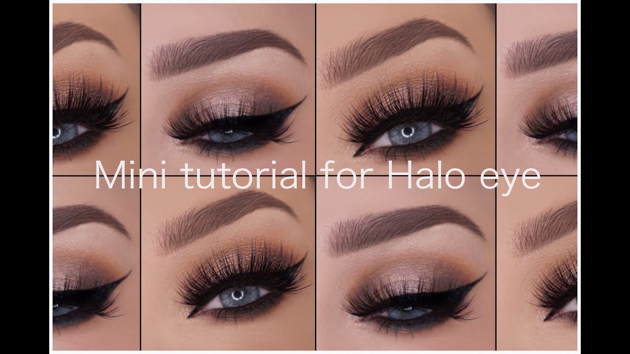 Quick easy softly smoked halo eye mini tutorial