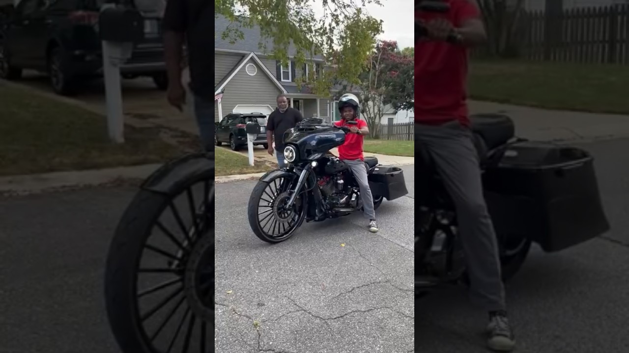 Test Riding Dads CUSTOM Harley Street Glide CVO