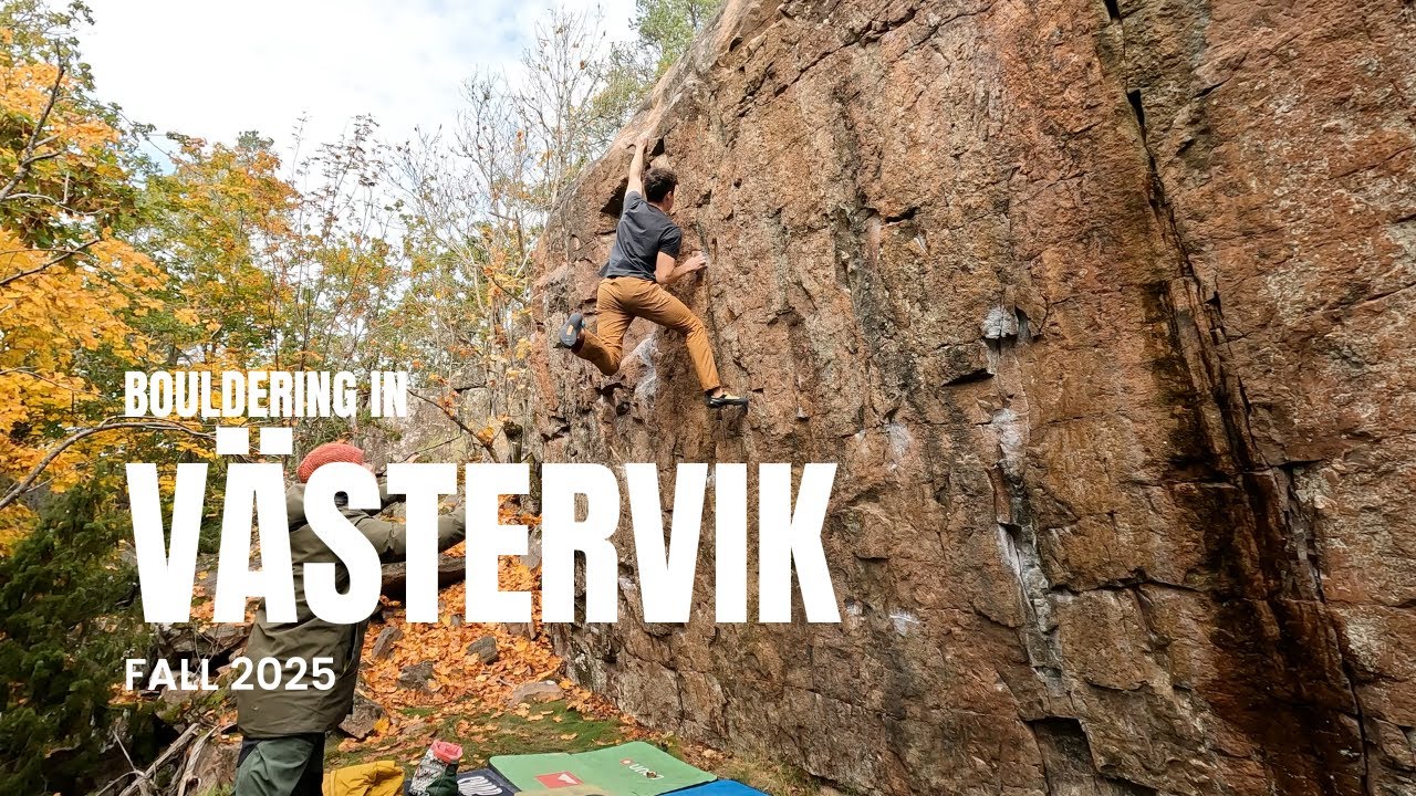 One Week of Bouldering in V&auml;stervik, Sweden | Fall 2025 compilation