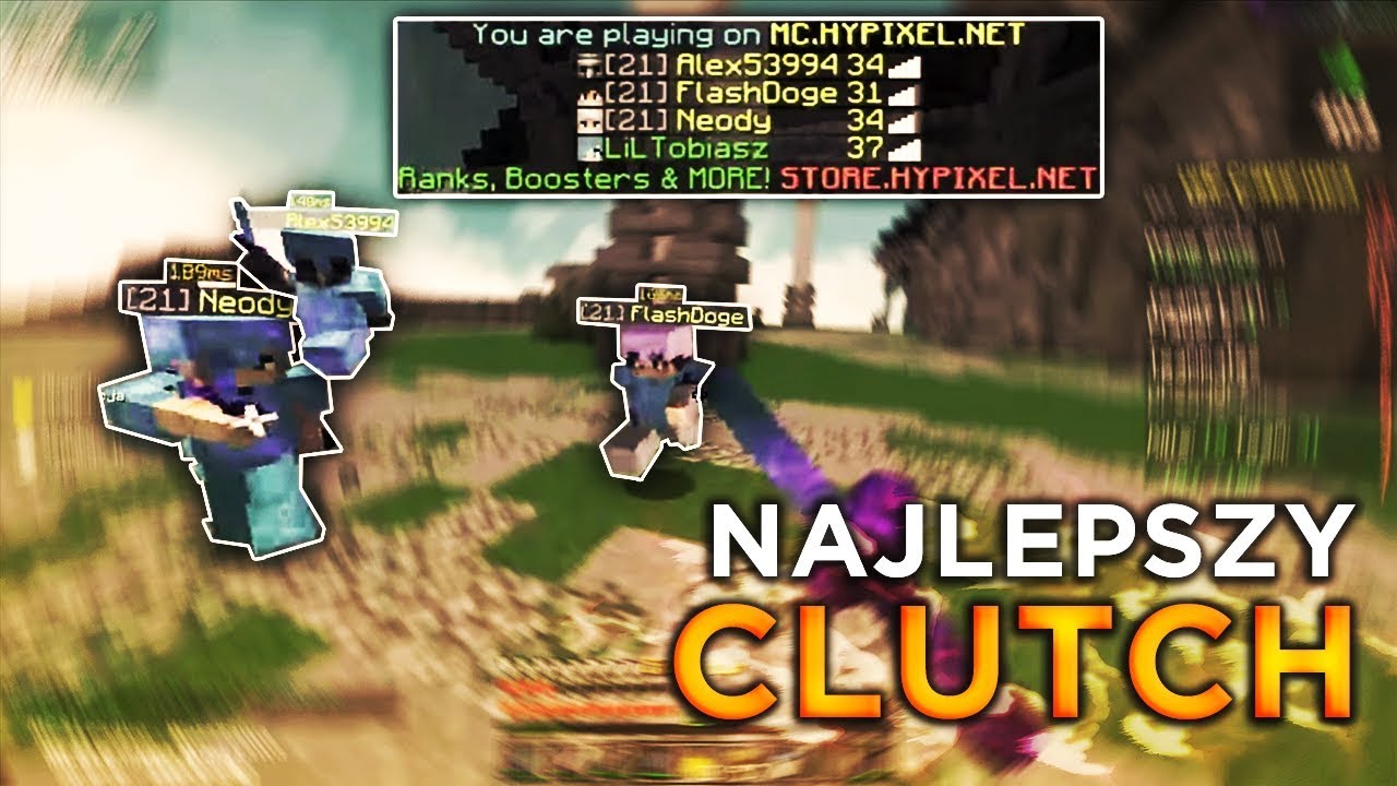 NAJLEPSZY CLUTCH W HISTORII HYPIXEL UHC! 1 VS 3! - SHOTY Z LIVE TOBIASZA #6