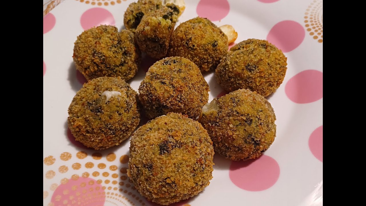 POLPETTE DI PATATE E SPINACI DAL CUORE FILANTE