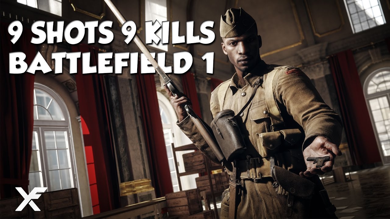 9 Shots 9 kills - Battlefield 1 Epic and Funny Moments