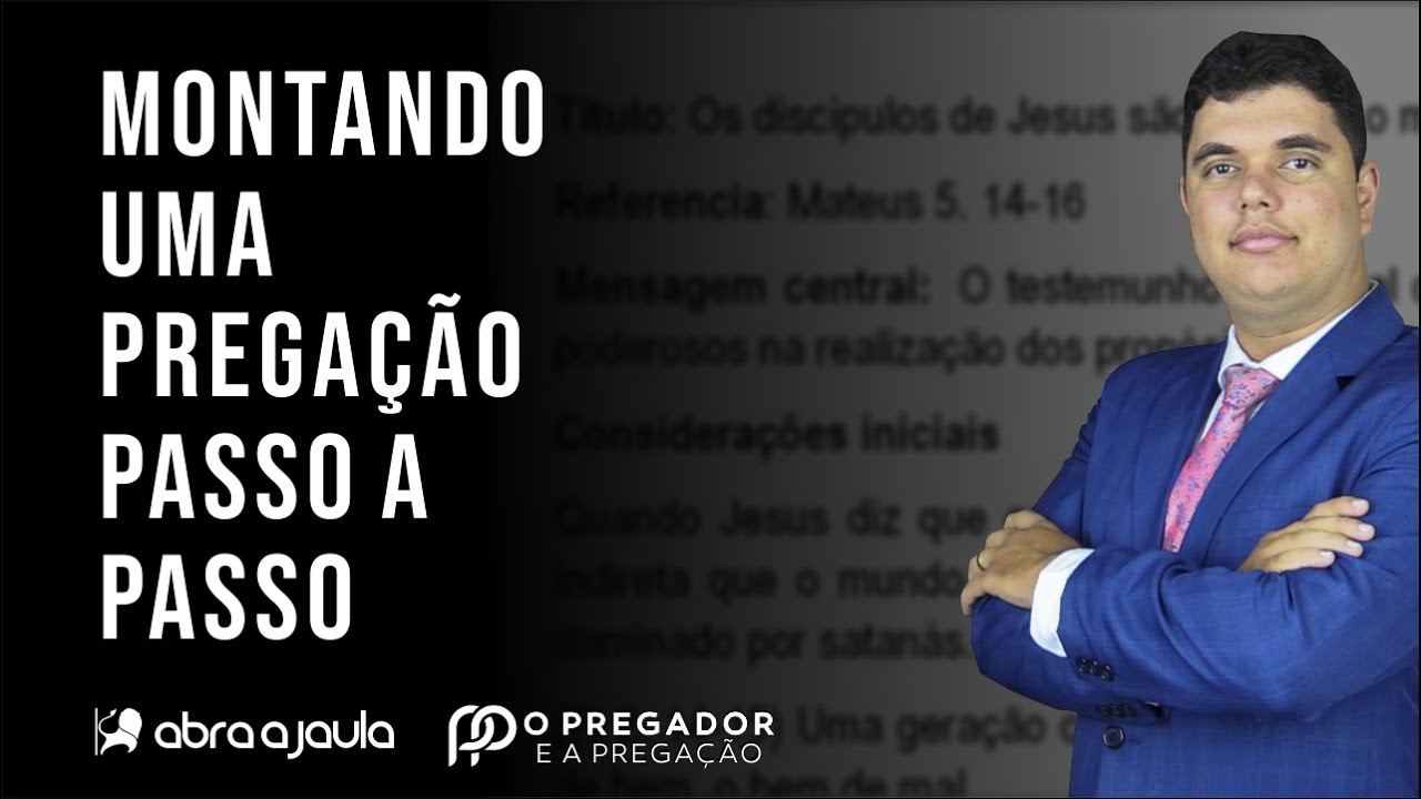 Como Fazer Uma Pregação Expositiva (Aula Gratuita) | O Pregador e a Pregação Murilo Alencar