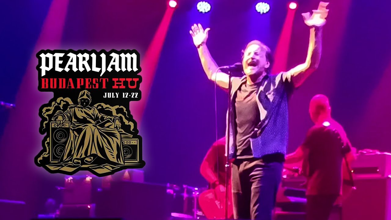 PEARL JAM 2022 BUDAPEST BLACK / Multicam / Soundboard