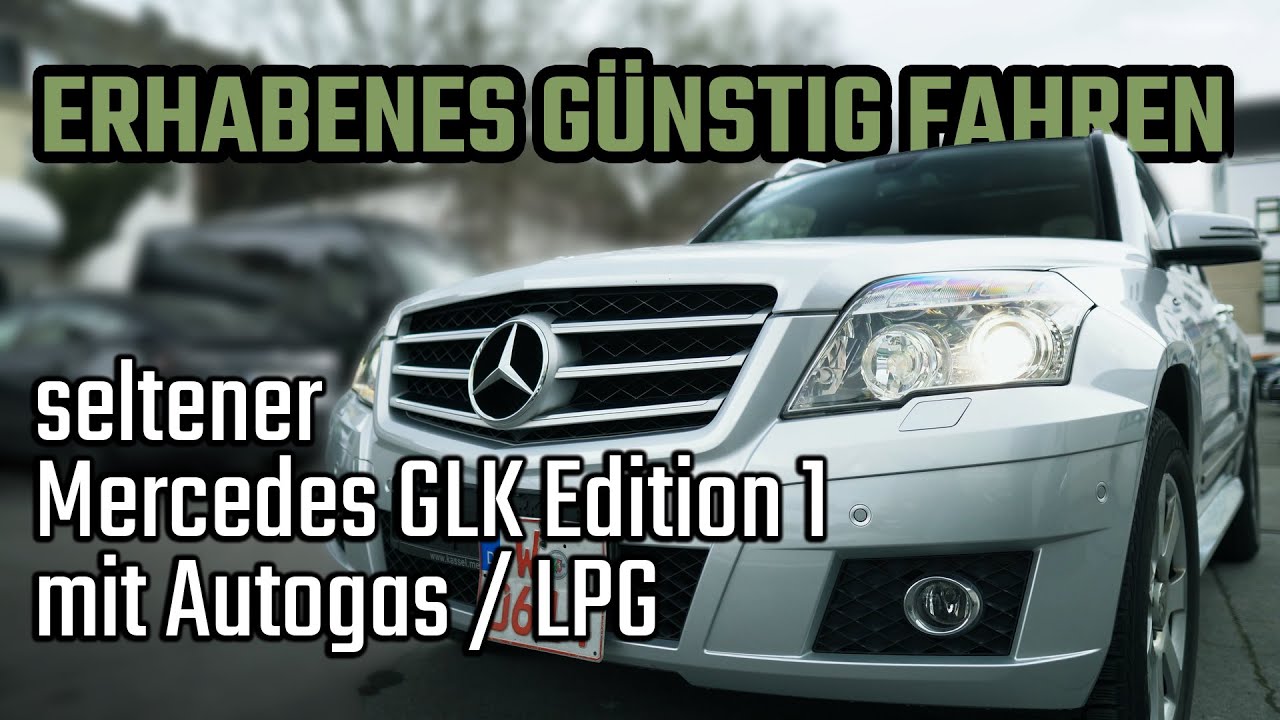 Erhabenes günstig fahren: seltener Mercedes GLK Edition1 mit Autogas /LPG - verkauft