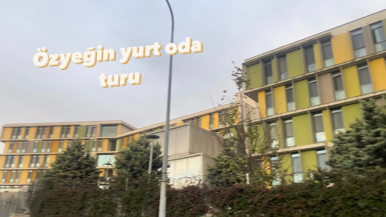 Özyeğin yurt oda turu