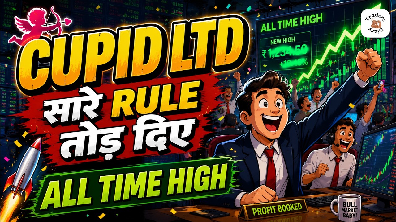 cupid share latest news | co. ने ये क्या कह दिया 😱 stock all time high तोड़ा 📈