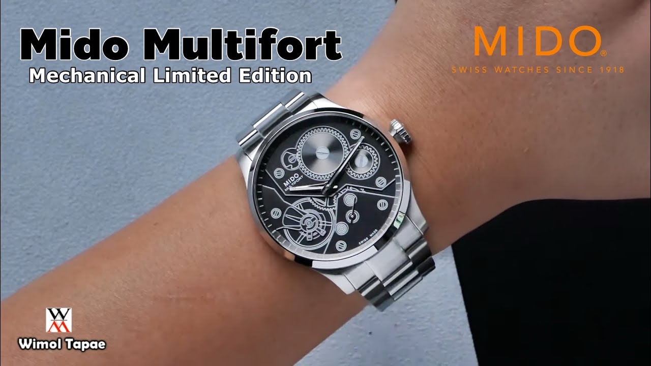 ฉลองครบรอบ 90 ปี มัลติฟอร์ต! Mido Multifort Mechanical Limited Edition - Wimol Tapae
