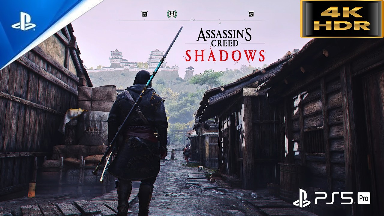 A true next-generation game, Assassin's Creed Shadows (PS5 PRO) Gameplay 4K HDR