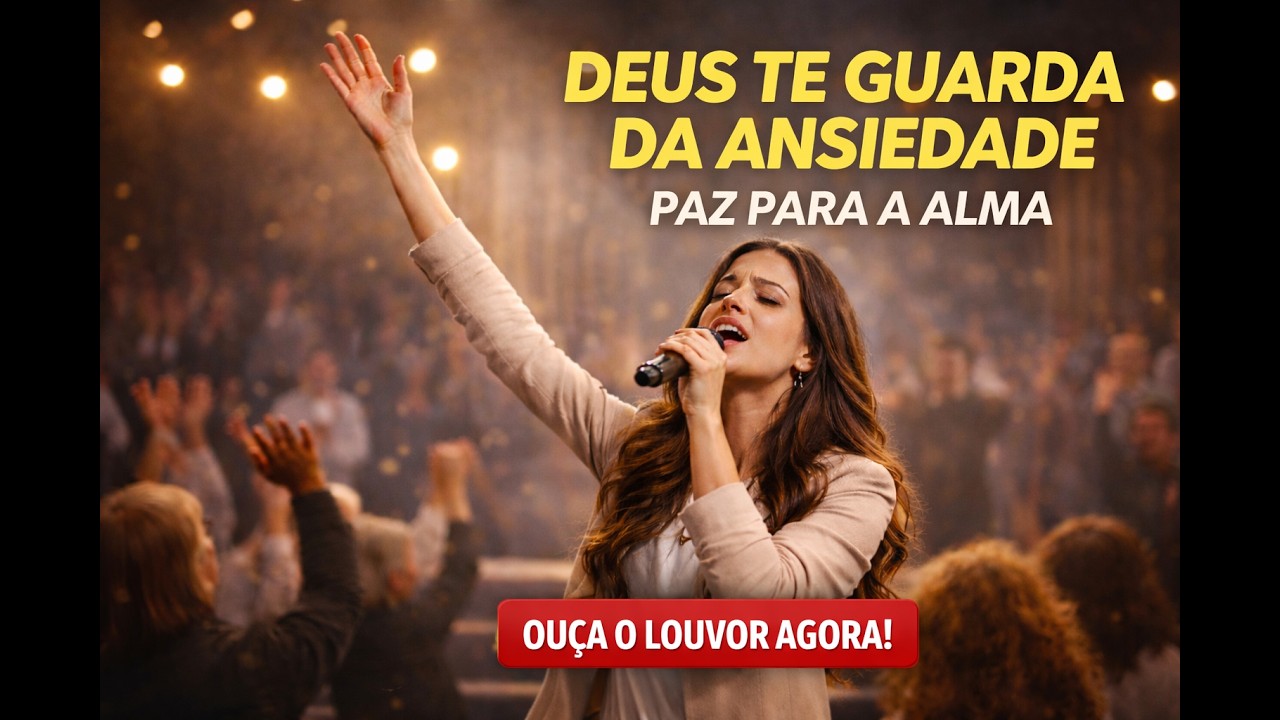 Deus Te Guarda da Ansiedade | Paz Para a Alma | Louvor Gospel | Ouça já | Inspiração Fernanda Brum