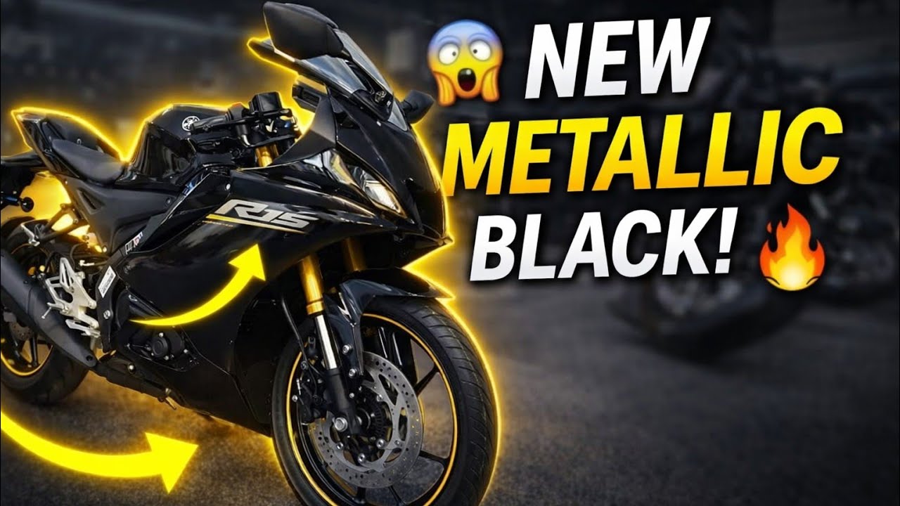 Mini super bike | Yamaha R15V4 Black Base Model | Full Detailed Reviwe | @Hamadautomotive23 