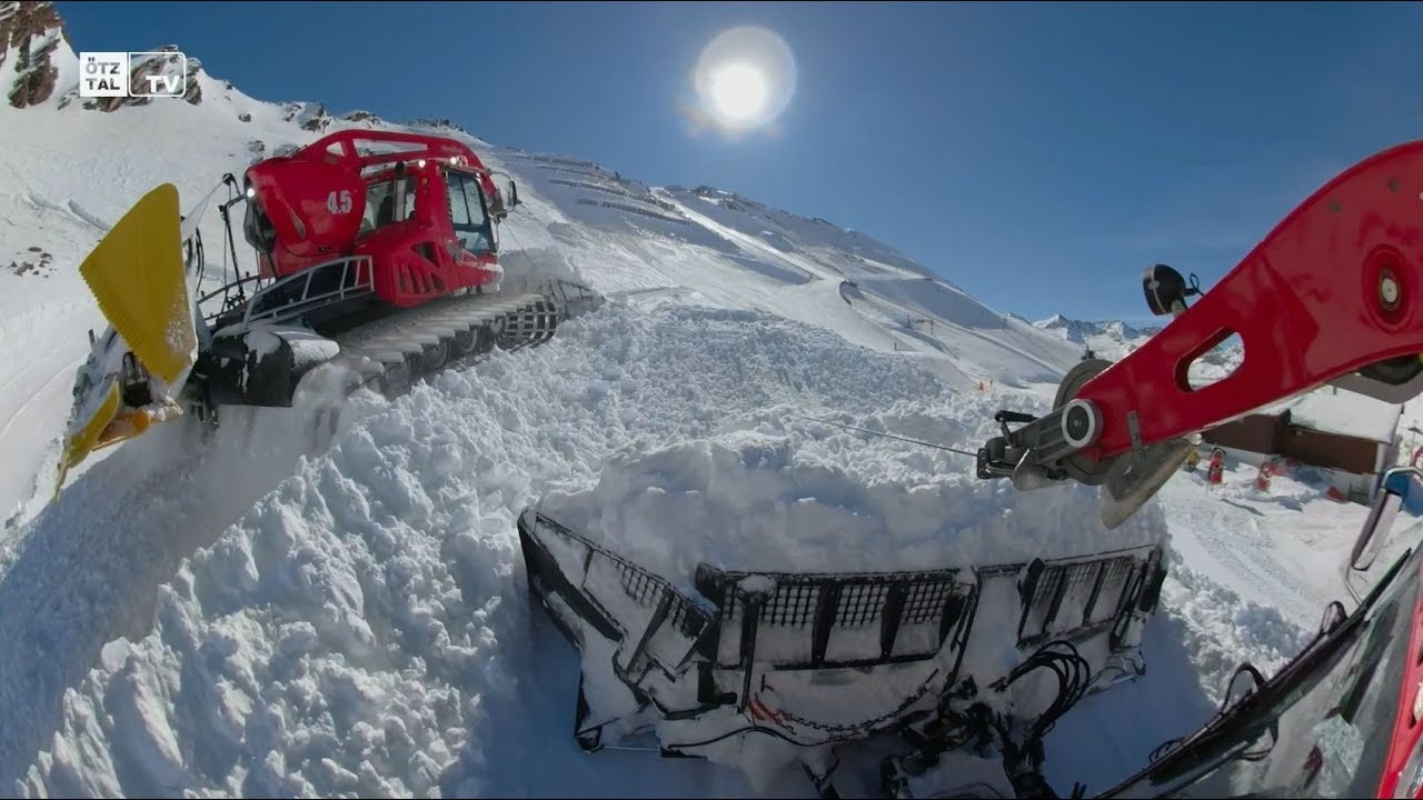 Audi Nines Aufbau in Obergurgl-Hochgurgl