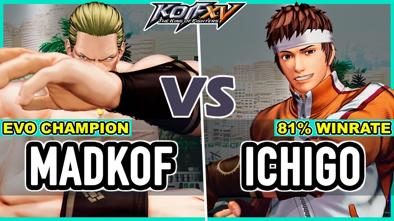 KOF XV ▰ Madkof (Geese/Rugal/Goenitz) vs Ichigo (Shingo/Rock/Isla)