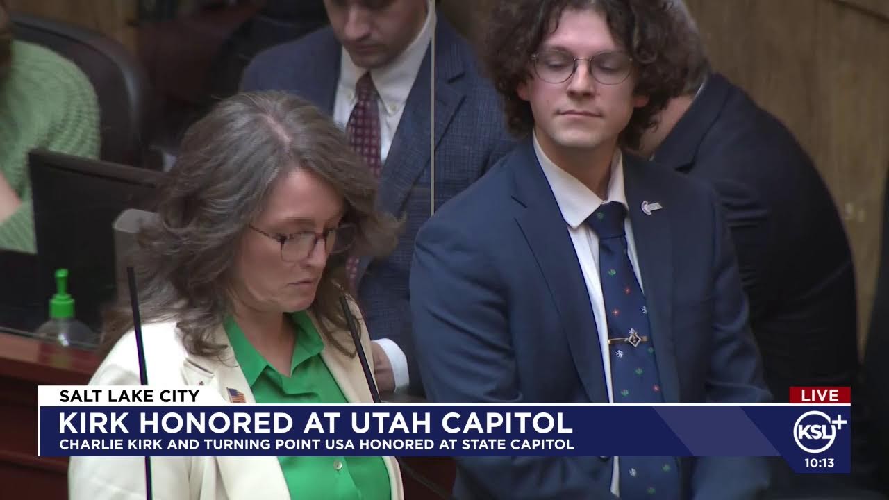 LIVE: Utah Legislature to Present Citations Honoring Charlie Kirk