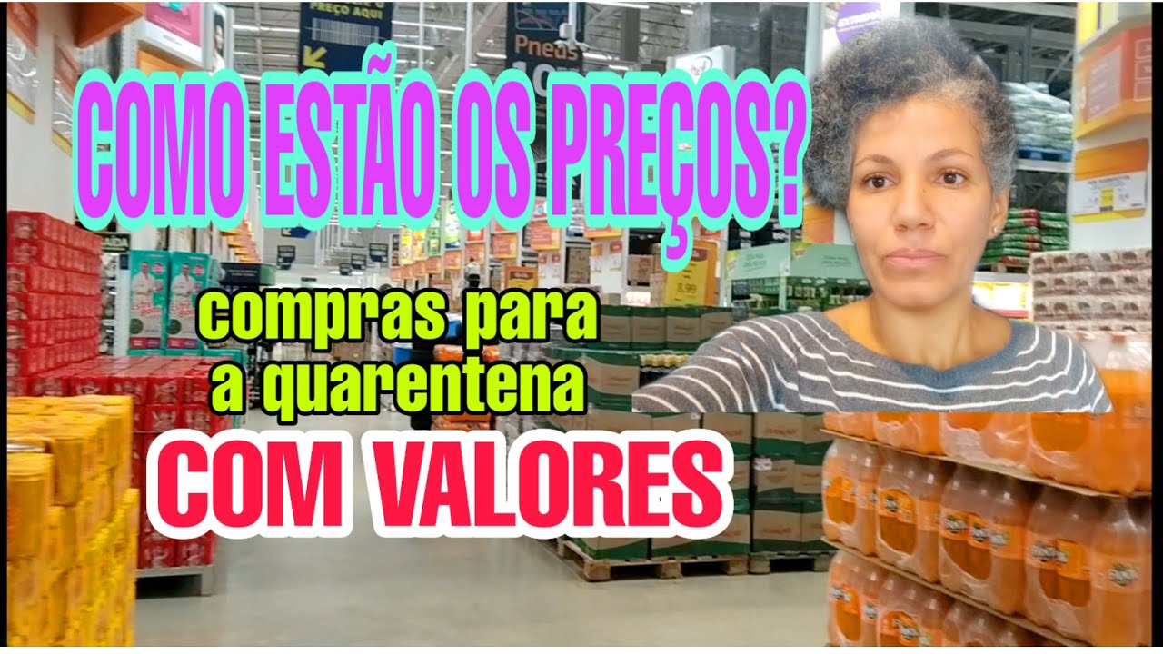 Compras de mercado: vivendo a quarentena