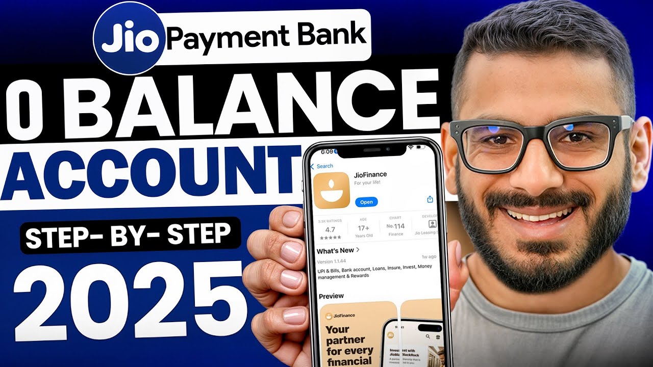 Jio Payment Bank Account Open | Jio Payment Bank | Zero Balance Account