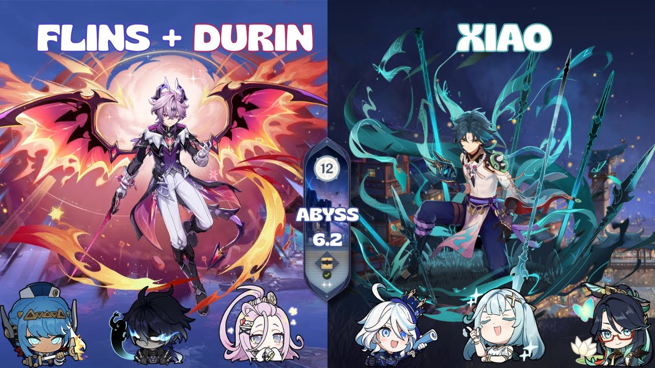 Flins C1 & Xiao C0 | Spiral Abyss 6.2 | Genshin Impact
