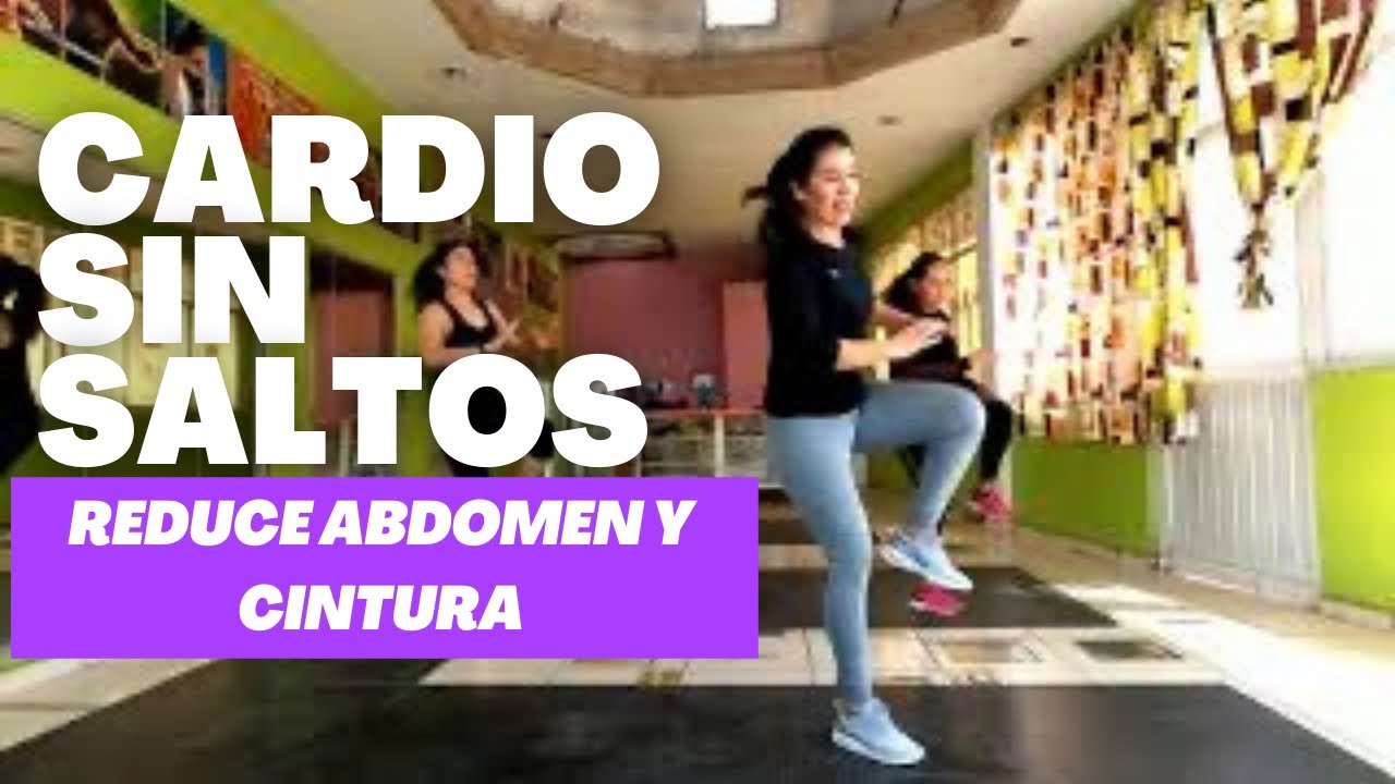 Cardio sin saltos | Reduce abdomen y cintura | Aeróbicos para principiantes